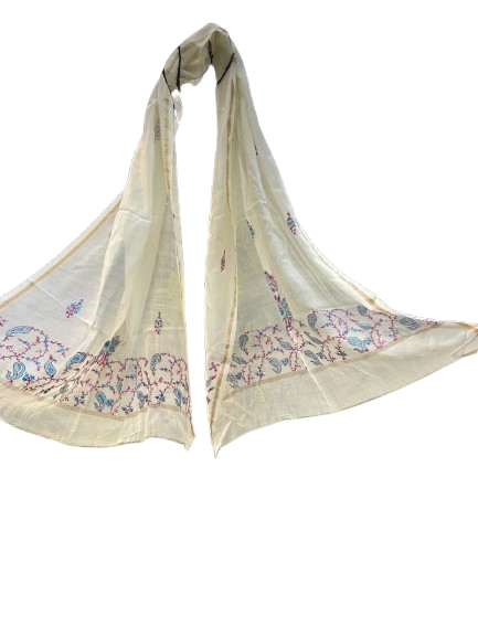 Chandari Silk Dupatta - Sozni