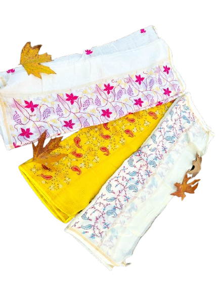 Chandari Silk Dupatta - Sozni - Image 2