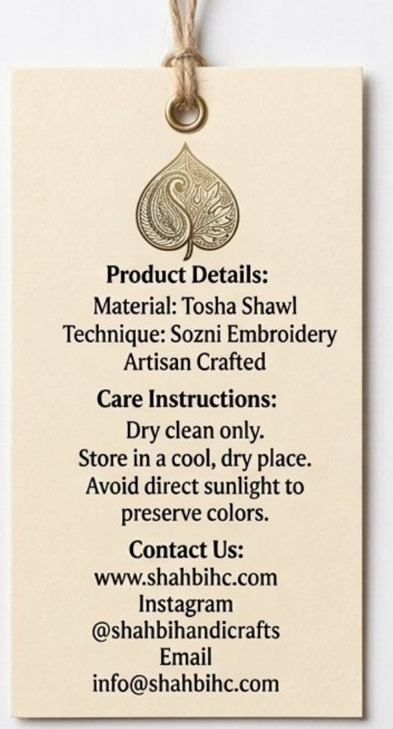 Product Tag – Reverse Side