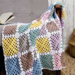 Crochet Granny Square Blanket