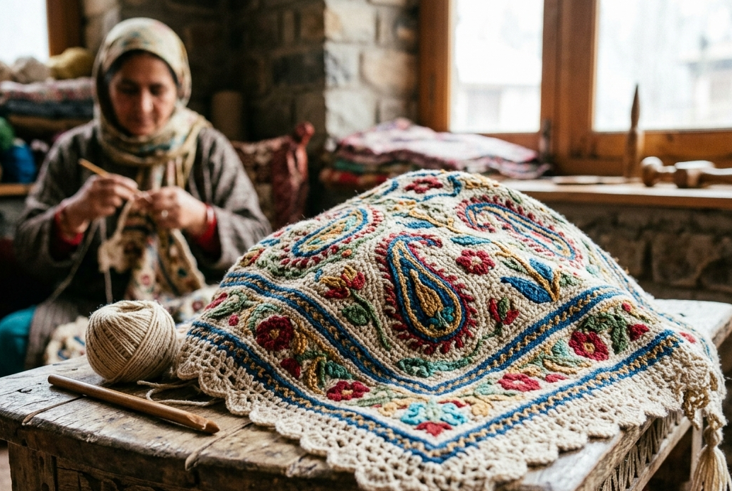 Kashmiri crochet
