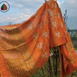 Kashmiri Amber Floral Stole